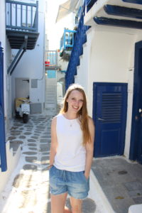 Girl in Mykonos