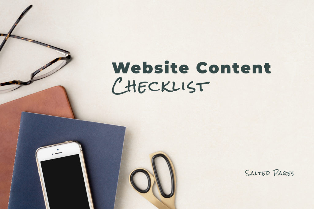 Website Content Checklist