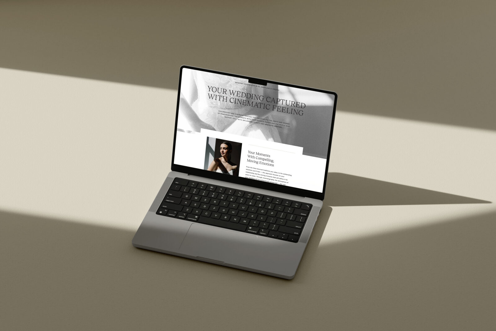 Photography + Videography Website Template Customization